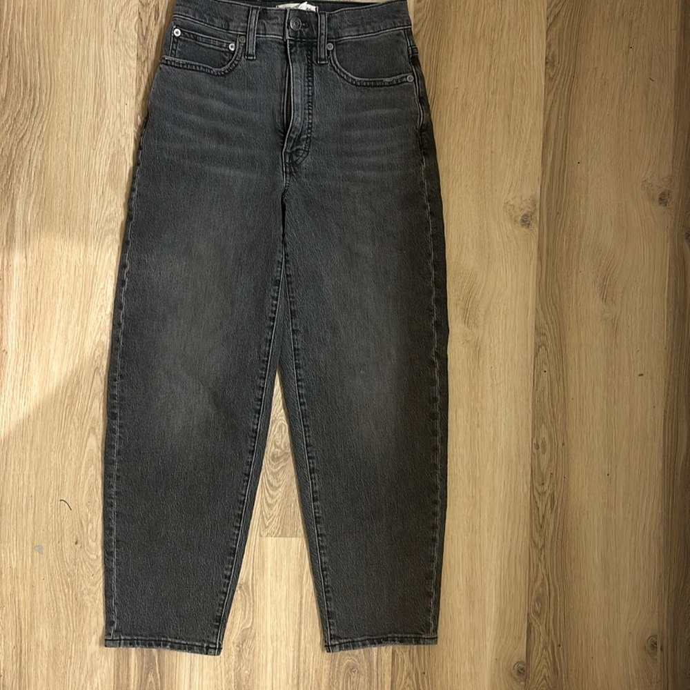Madewell Balloon gray jeans